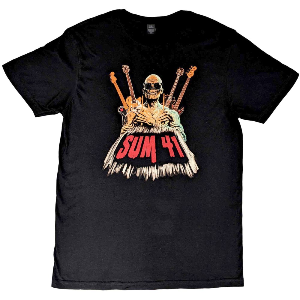 Sum 41 - Does This Look Like All Killer No Filler European Tour 2022 Heren Tshirt - Zwart